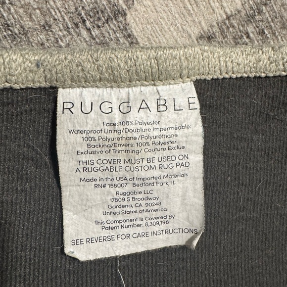Ruggable Terali Ash Grey Rug Runner - Picture 3 of 5